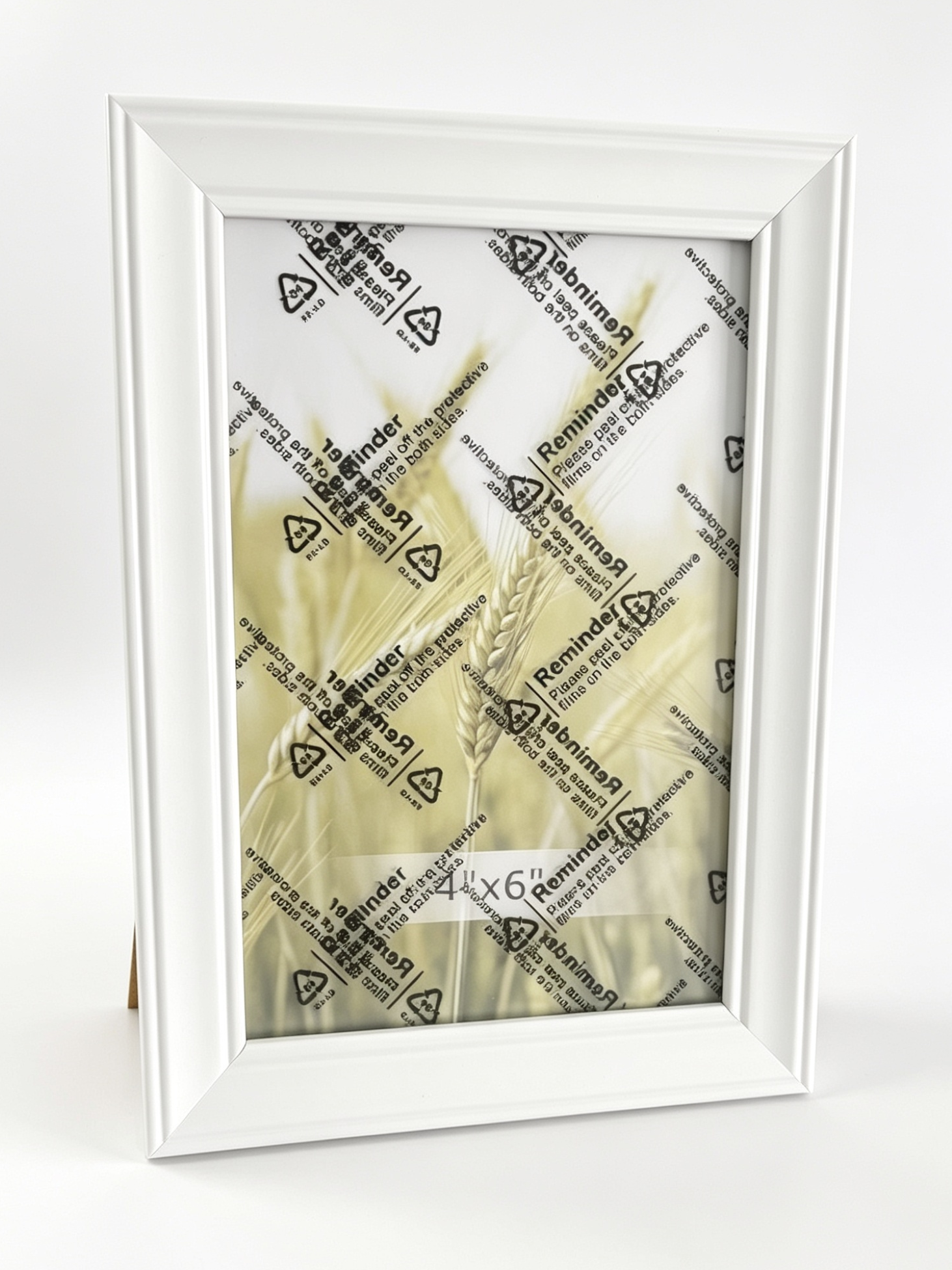 6x4 White Stepped Edge Frame & Photo Print