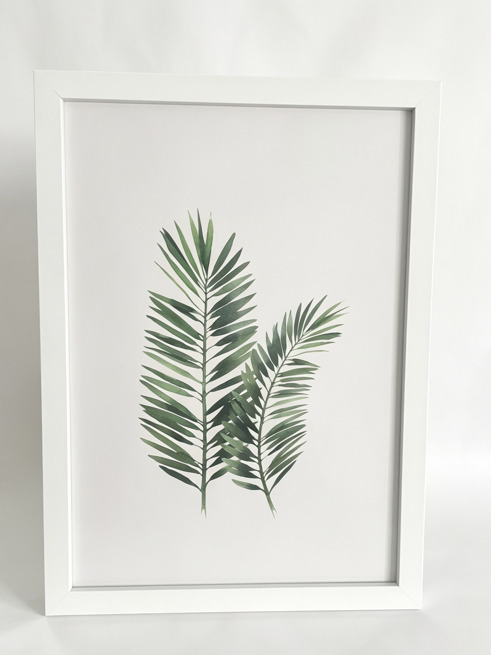 A4 Photo print & White Frame